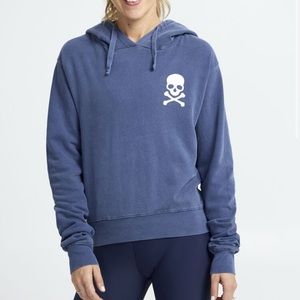 NWT Soulcycle Indigo Rocker Hoodie Size S